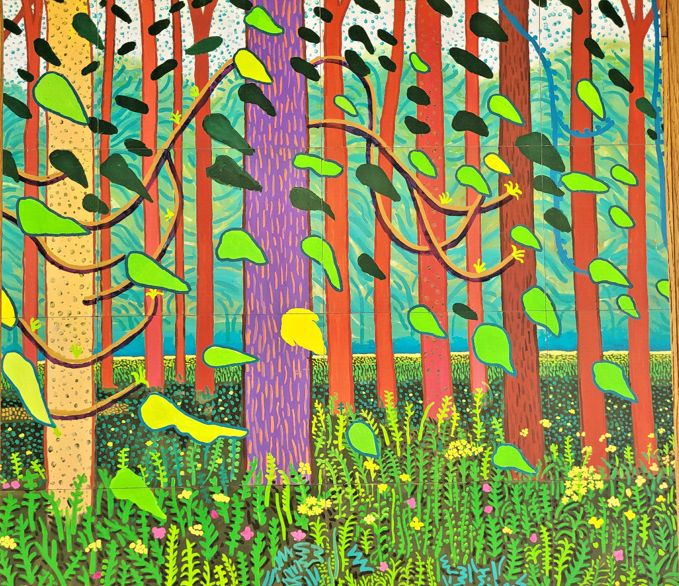 Hockney in Tokyo - Original Exhibition Poster From Japan