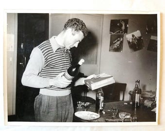 André Mahé – Cinzano - 2 Original Photos - Very Rare – 1949