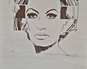 Andy Warhol - Musée du Luxembourg Paris - Original exhibition poster