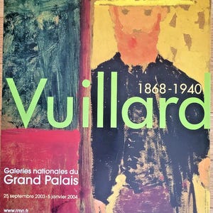 Edouard Vuillard - Original exhibition poster - Museum d'Orsay Paris - 2003
