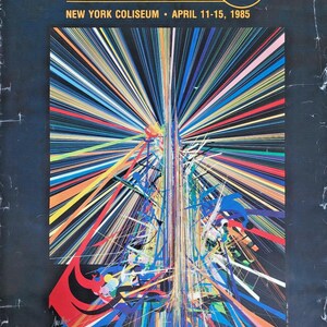 Raymond Moretti – Cartel original de la exposición Art Expo de Nueva York, 1985