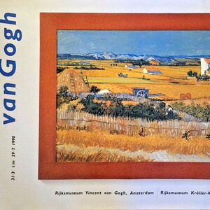 Vincent Van Gogh - Original exhibition poster - Rijksmuseum Amsterdam - Arles - rare - 1990