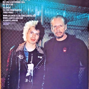 Larry Clark - Póster original - Silencio Club París - Muy raro - 2014