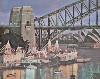 JALPAK - Australia - Japan Air Lines - Original Vintage Poster - 1980s