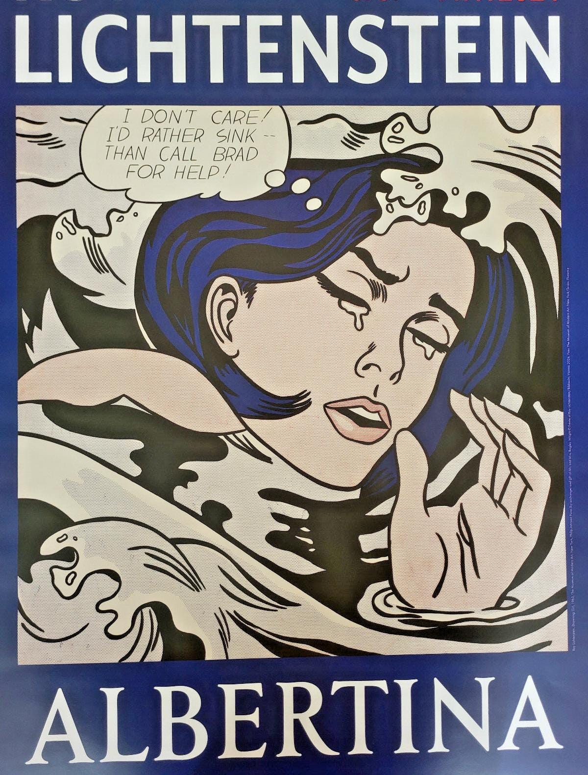 版画 Roy Lichtenstein poster originals 2003 ROY LICHTENSTEIN The Kiss V, 2003 – Art Wise Premium Posters