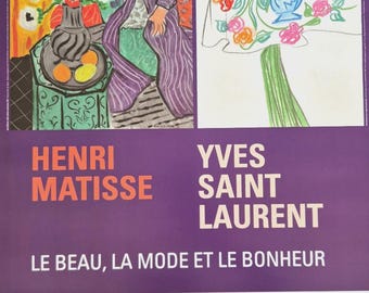 Matisse - Yves Saint Laurent YSL - Nice 2026 - Original exhibition poster