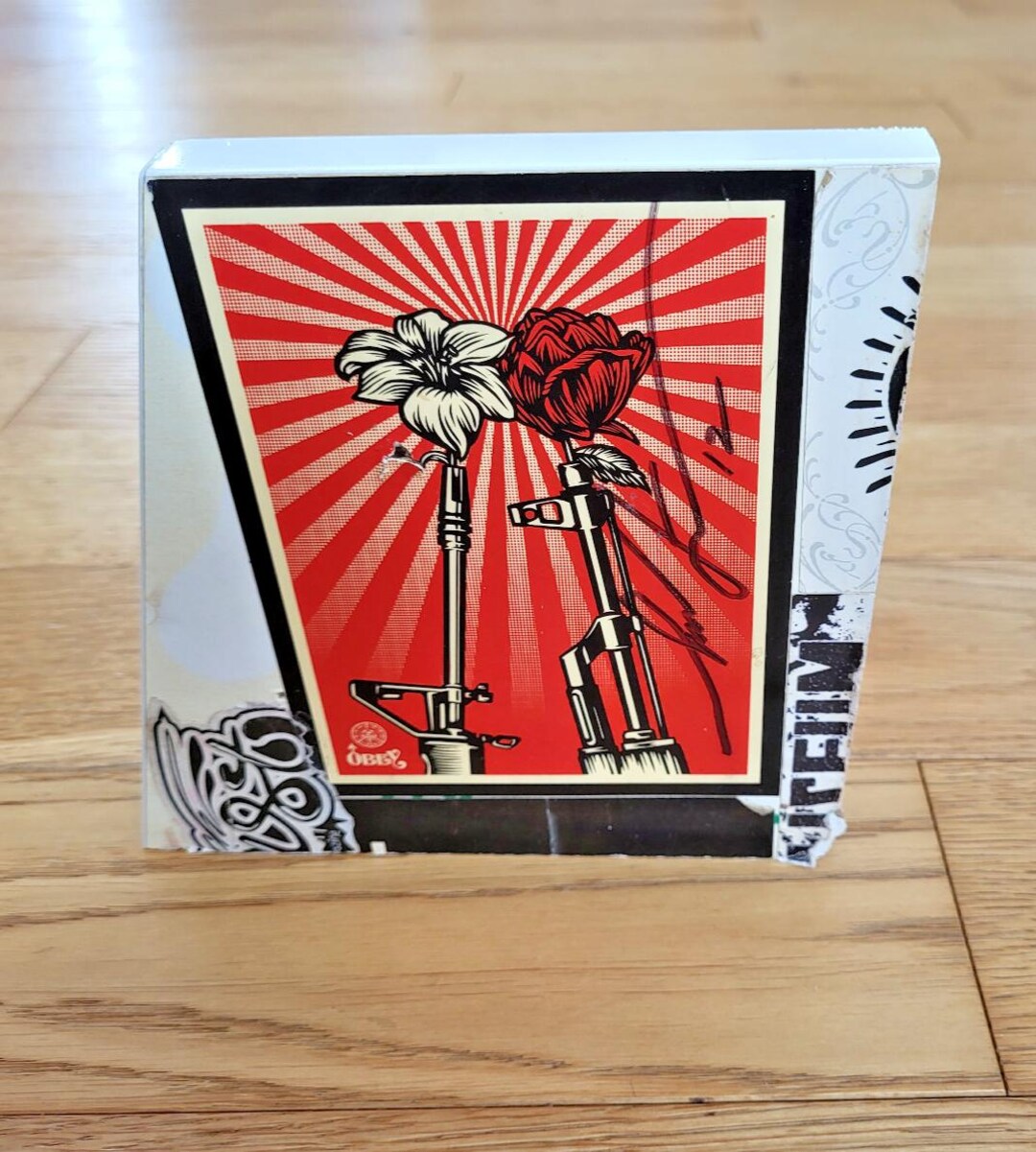 Shepard Fairey Signed Obey Sticker Art - Paris Street Art 2012 - Etsy