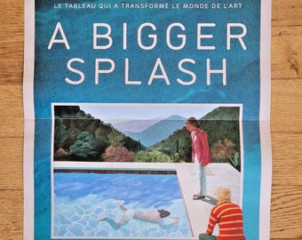 David Hockney - Original Movie Poster - A Bigger Splash - 2021 - Etsy