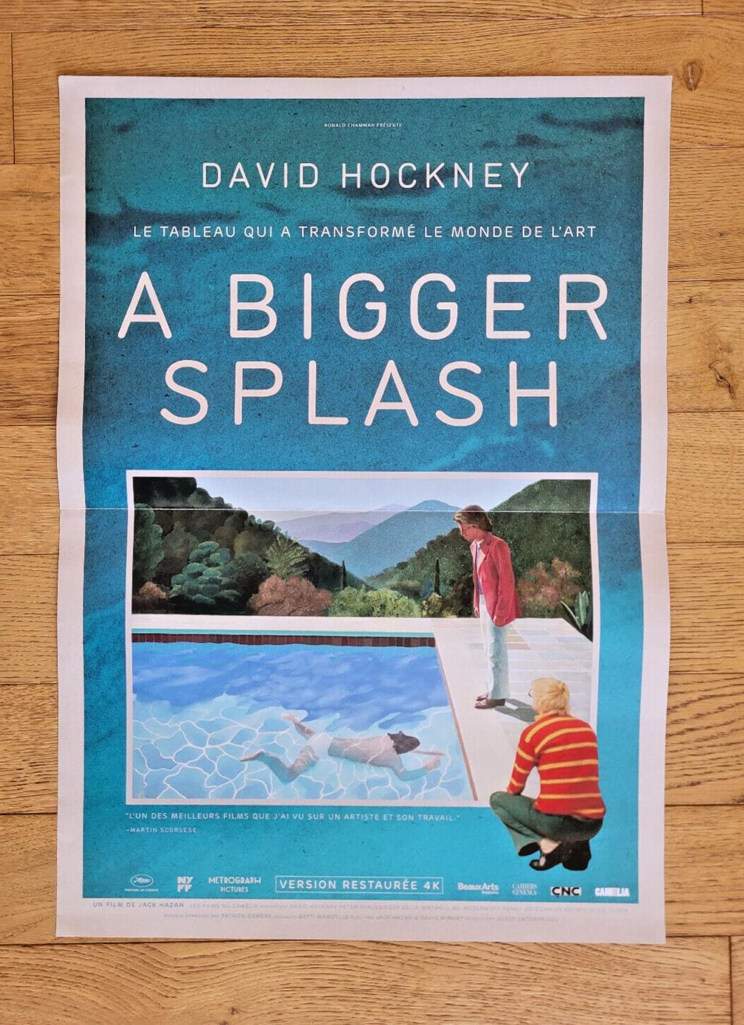 David Hockney - Original Movie Poster - A Bigger Splash - 2021 - Etsy