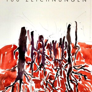 Georg Baselitz - Original exhibition poster - Albertina Museum Vienna - 2023