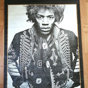 Jimi Hendrix – Gered Mankowitz - Poster originale – Molto raro - 1967/68
