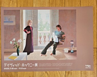 David Hockney 'mr and Mrs Clark and Percy' Tokyo Exhibition Poster