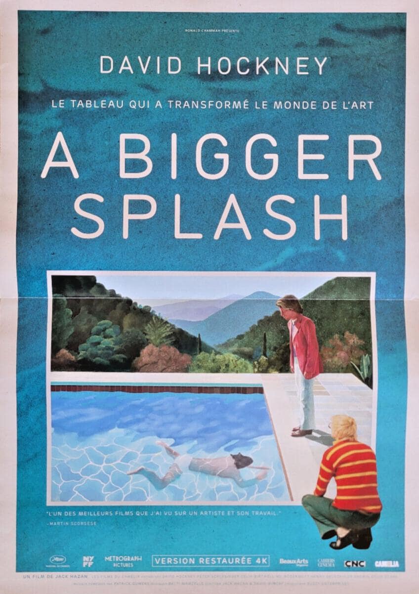 David Hockney - Original Movie Poster - A Bigger Splash - 2021 - Etsy