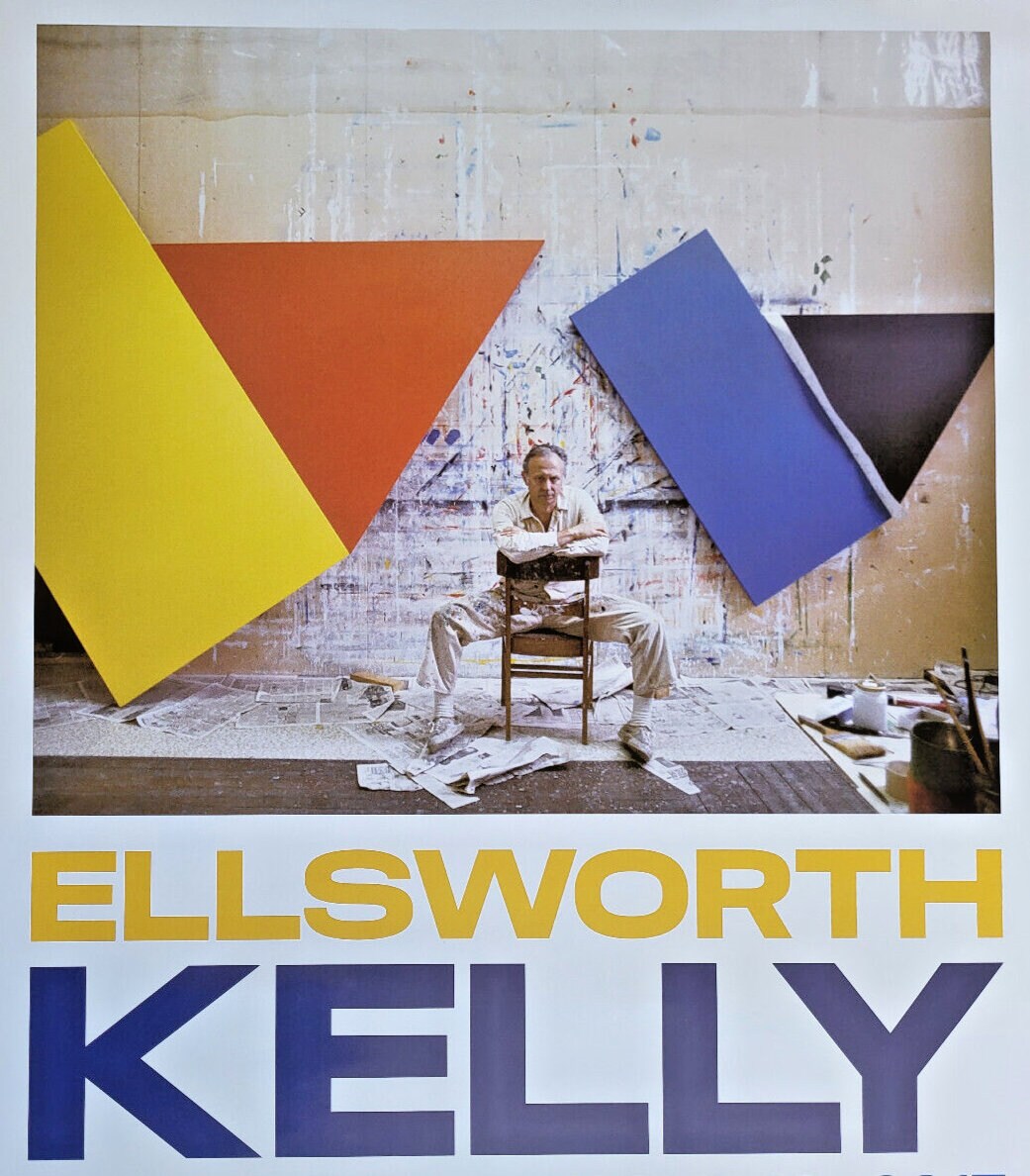 【日本未入荷】エルズワース・ケリー　エキシビジョンポスター　KELLY、ヴィトン Ellsworth Kelly - Original Exhibition Poster - Vuitton Foundation