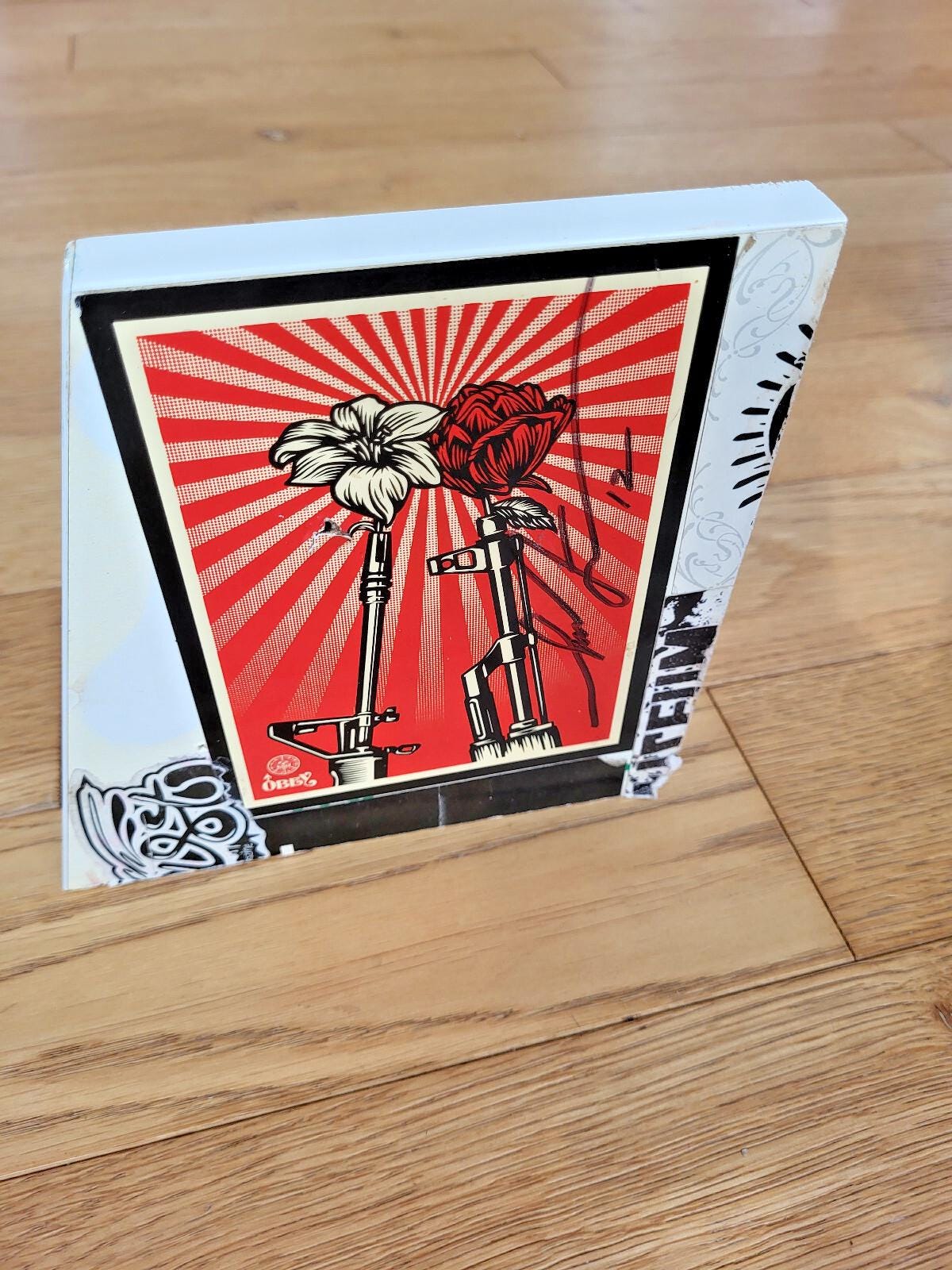 Shepard Fairey Signed Obey Sticker Art - Paris Street Art 2012 - Etsy