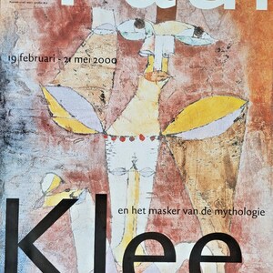 Paul Klee - Original Exhibition poster - Beuningen Museum Rotterdam NL - very rare - 2000