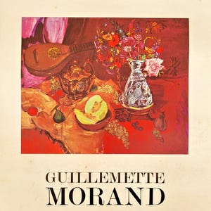 Pierre Morand - Affiche d'exposition originale - Galerie Vendôme Paris - 1969