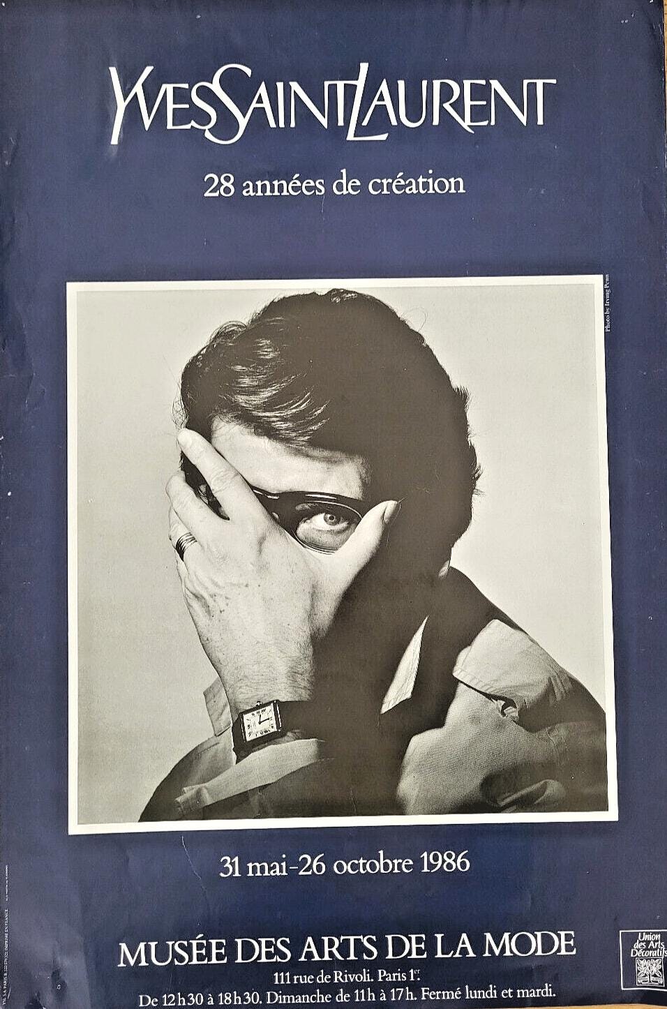 Yves saint laurent poster - Etsy 日本