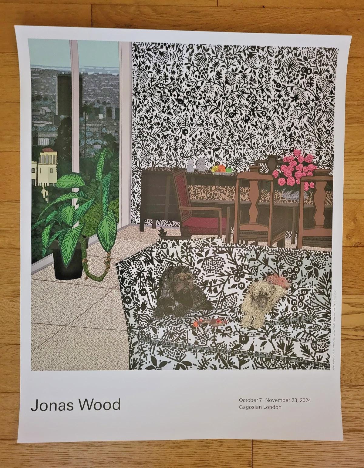 Jonas Wood – Original Exhibition Poster – Gagosian London 2023 - Etsy