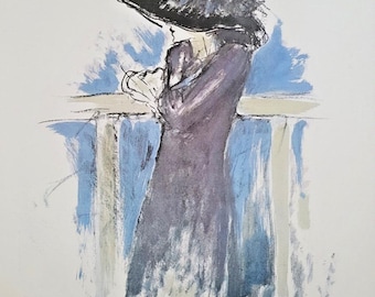 Jean-pierre Cassigneul Lithograph 'diane Au Profil' – E.A.
