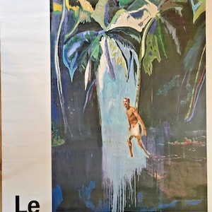 Peter Doig - Affiche originale de l'exposition - 170 x 120 cm - Collection Pinault - Bourse du Commerce - Paris - 2024