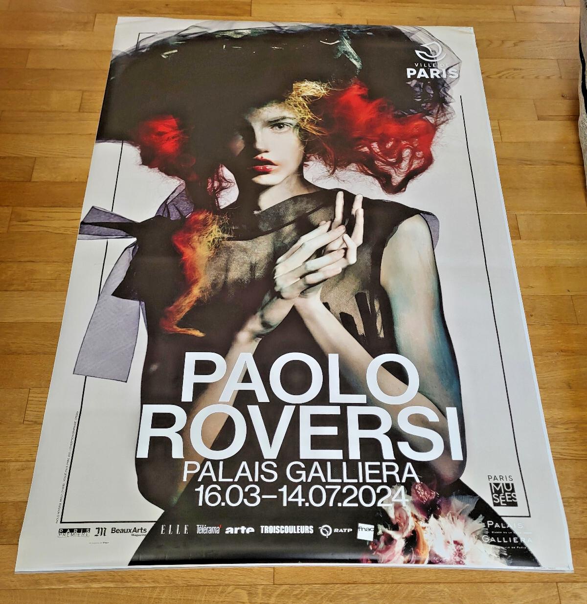 パオロ・ロヴェルシ - オリジナル展覧会ポスター - ガレ・ガリエラ