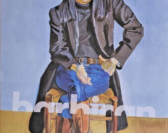 Original Alice Neel Exhibition Poster - the De Vegh Twins