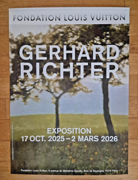 Gerhard Richter – Original Poster – Fondation Louis Vuitton Paris