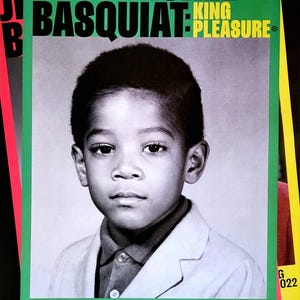 Jean-Michel Basquiat  - King Pleasure - Original Exhibition Poster - NYC - 2022