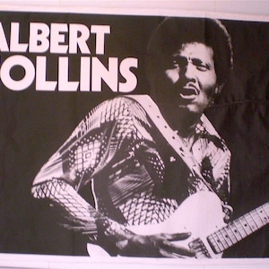 Albert Collins - Póster original - Muy raro - Póster - Circa