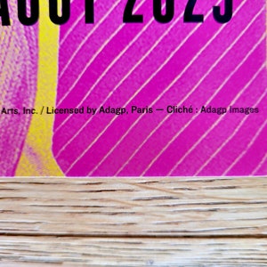Basquiat x Warhol - original exhibition poster - Vuitton Foundation Paris -2023 image 5