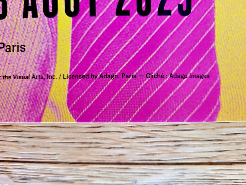 Basquiat x Warhol - original exhibition poster - Vuitton Foundation Paris -2023 image 5