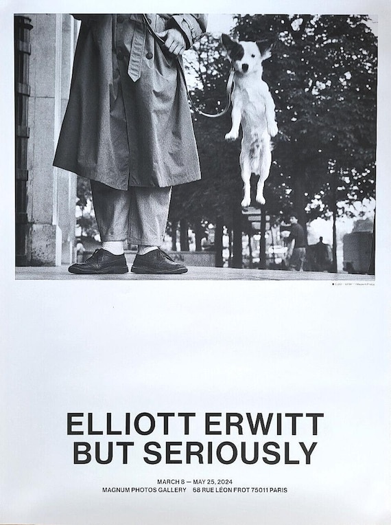 Elliott Erwitt Aspect of Love ポスター額入り Elliott Erwitt - Original Exhibition Poster - Magnum Paris - 2024