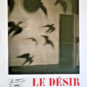 Sarah Moon - Printemps des Poetes - Poster Original - Le Desir - Rare - 2021