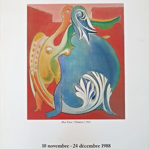 Max Ernst – Maestros Impresionistas y Modernos - Póster original - Póster de 1988
