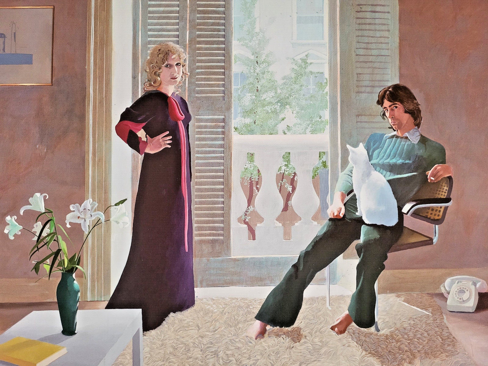 David Hockney 'mr and Mrs Clark and Percy' Tokyo Exhibition Poster