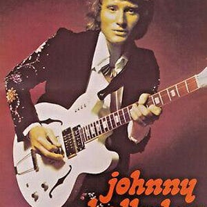Johnny Hallyday - Póster original de la gira – Póster Philips - 1973/74