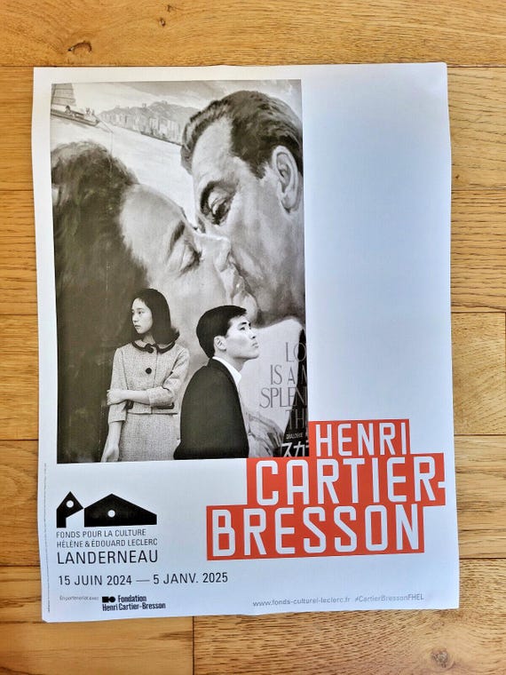 Henri Cartier Bresson - Original Exhibition Poster - Japan
