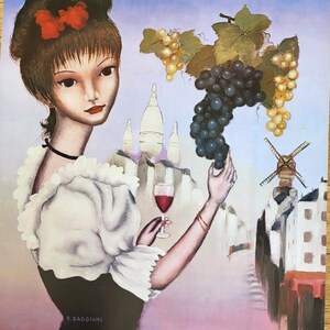 Cosecha - Vendanges Montmartre - Póster original - Muy raro - Póster - 1980