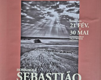 Sebastião Salgado — Tribute — Paris City Hall 2026 — Original poster 80×60cm