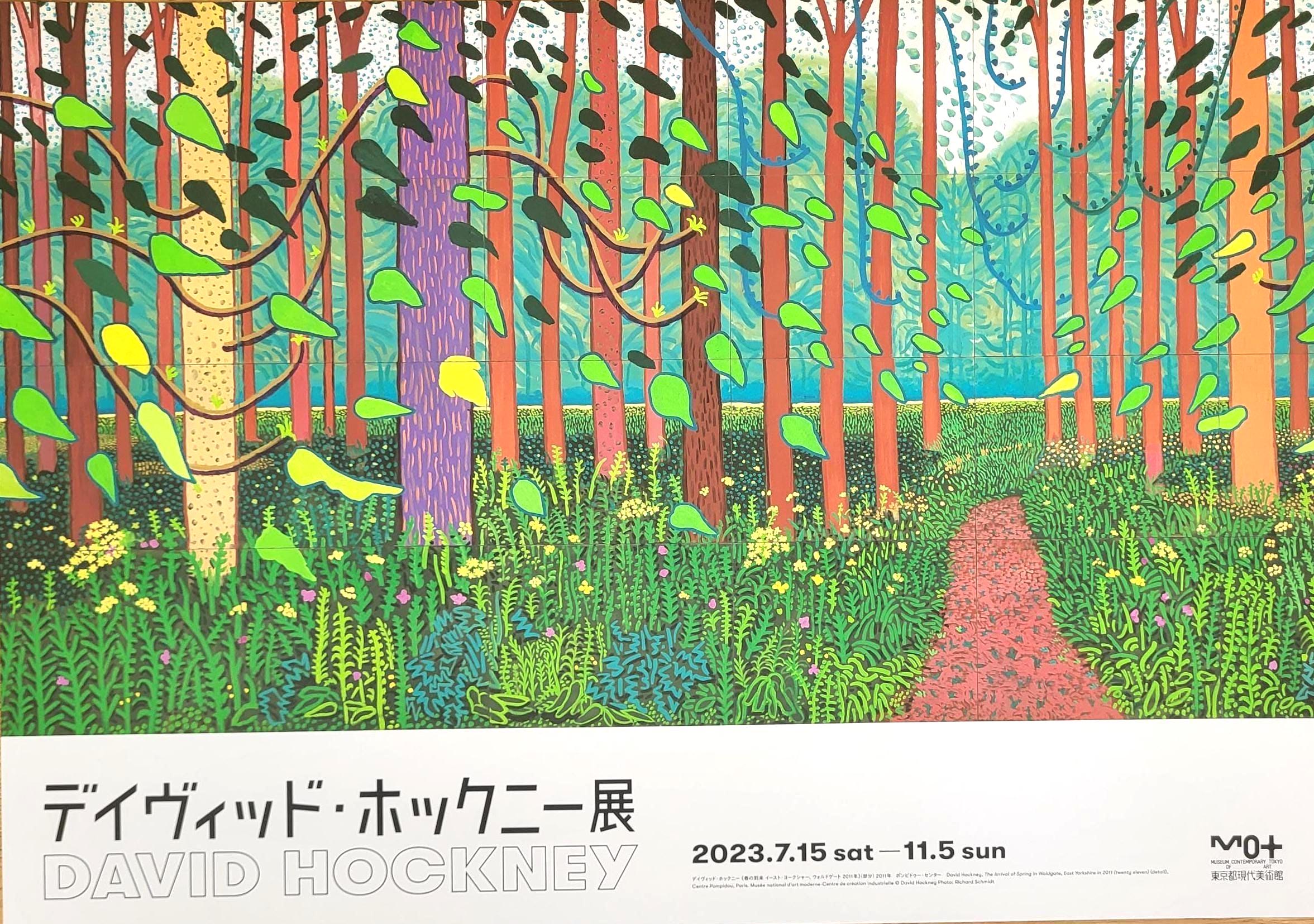 Hockney in Tokyo - Original Exhibition Poster From Japan