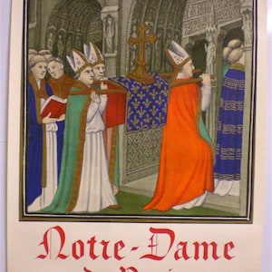 Notre Dame de Paris - Original Exhibition Poster - Rare - Poster MOURLOT-1963
