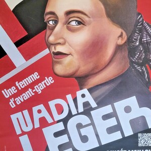 Nadia Leger - Original exhibition poster - Maillol Museum Paris - 2024