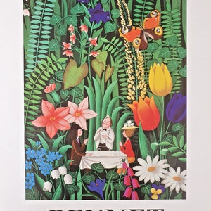 Raymond Peynet - Poster Original - Diner The Candles Sauvages - Rare 1987
