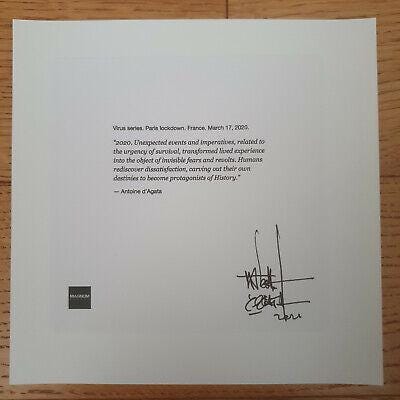 Antoine D'agata - Signed Photo - Magnum Square Print Limited