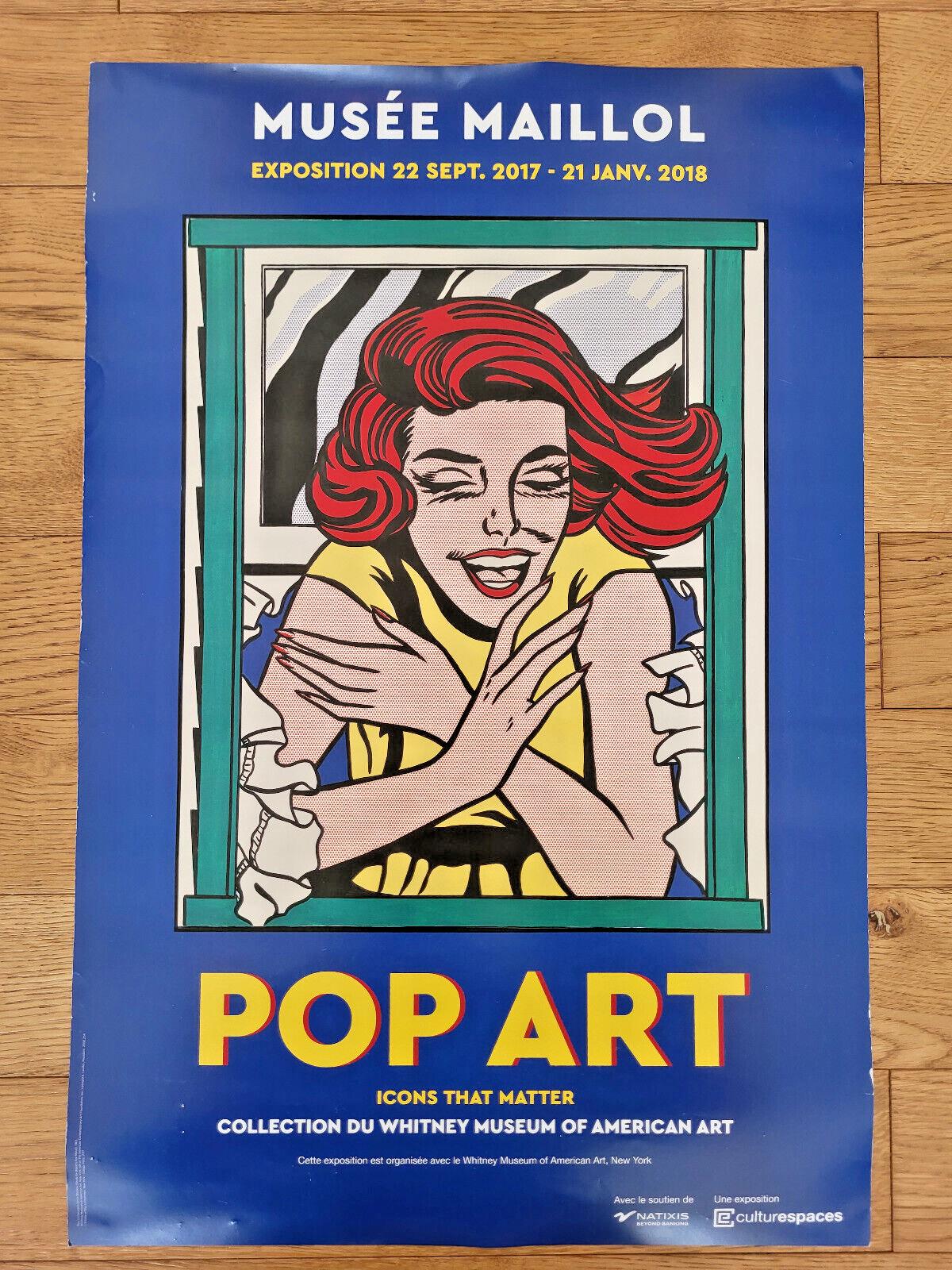 Roy Lichtenstein - Original Pop Art Exhibition Poster - Etsy Canada