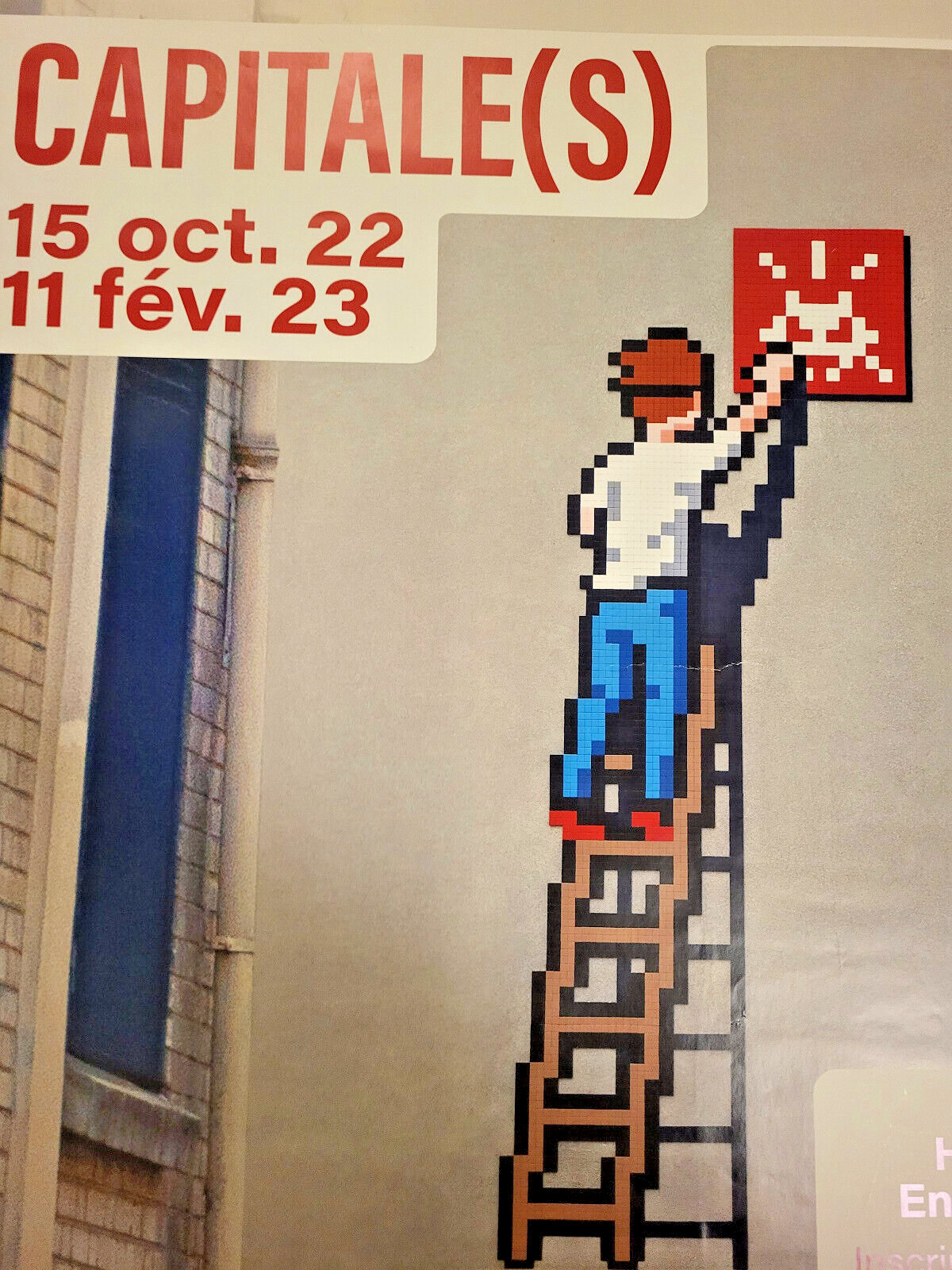 Space Invader - Original Exhibition Poster -street Art Space Invader - Original Exhibition Poster -street Art