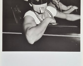 Peter Hujar - Jeu de Paume 2019 - Original exhibition poster - Boys in Car