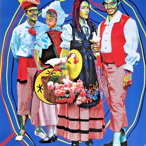 Kiki Picasso - Poster Original - Portrait Of Family- Mamac Nice - Rare - 2019