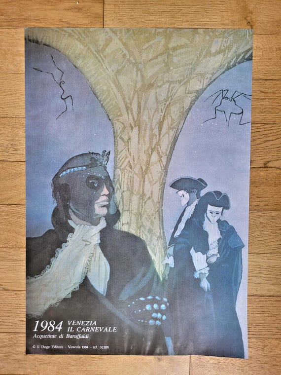 Venice Carnival - Venezia Carnevale - Original Exhibition Poster